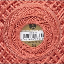 Perlé hímző gyöngyfonal 516 - eper