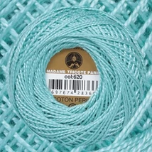 Perlé hímző gyöngyfonal 620 - tengerzöld