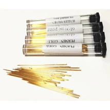 Permin keresztszemes hímzőtű 22 méret 20 db-os - aranyozott