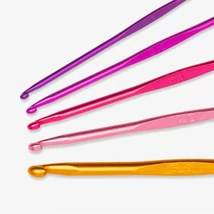 Prym Colour 5 darabos fém horgolótű készlet (2,5-5mm)