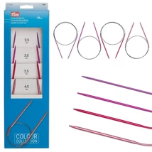 Prym Colour 4 darabos alumínium körkötőtű készlet (2,5-4 mm)