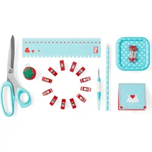 Prym Love kezdő varrókészlet műanyag dobozban - kék színű