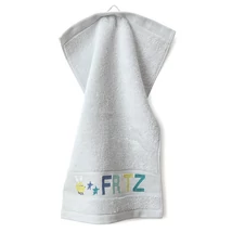 Hímezhető kéztörlő 30x50 szürke