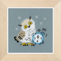 Keresztszemes készlet- Bagoly órával