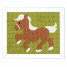 Gobelin készlet gyerekeknek - Barna paripa