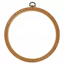 Flexi hoop faerezett hímzőráma- 10 cm