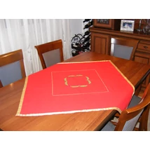 Hímzett karácsonyi terítő