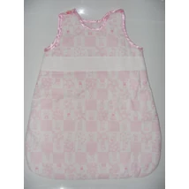 Állatos rózsaszín hímezhető hálózsák