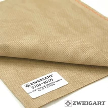 Zweigart precut 14 ct aida (kongré) 55*30 cm - vintage mokka