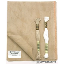 Zweigart aida 18 ct 110 cm széles - vintage mokka