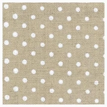 Precut Zweigart Belfast fehér pöttyös len vászon natúr 32 ct 31*70 cm