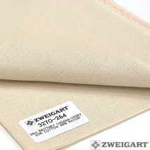 Zweigart Brittney Lugana hímzővászon 28 count 140 cm - ekrü