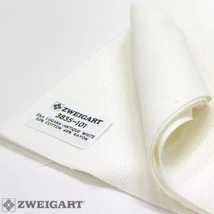 Zweigart Lugana törtfehér színű hímzővászon 25 ct 140cm széles