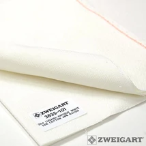 Precut Zweigart Lugana törtfehér színű hímzővászon 25 ct 25*70cm
