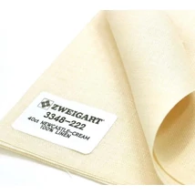 Zweigart Newcastle krém színű len hímzővászon 40ct 140 cm széles