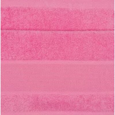Hímezhető kéztörlő 30x50 pink színű
