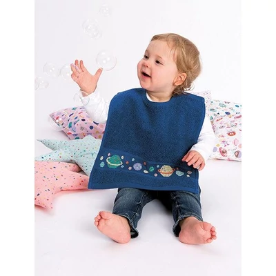 Hímezhető előke sötét kék