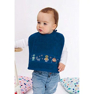 Hímezhető előke sötét kék