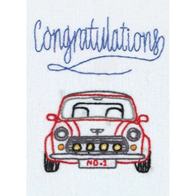 Anchor képeslap hímzőkészlet - Gratuláció