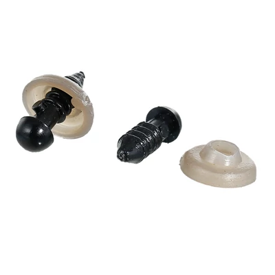 Biztonsági szem 1 pár - fekete 5 mm