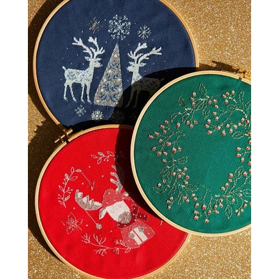 Aida 14 ct zöld 110 cm széles