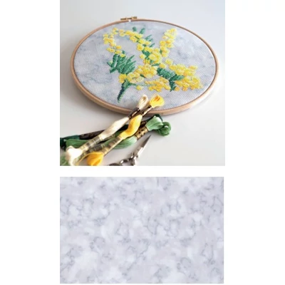 DMC precut 14 ct aida(kongré) - szürke márványos hatású