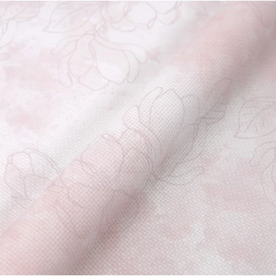 DMC precut rózsaszín 14 ct aida(kongré) ajándék keresztszemes mintával