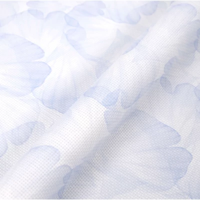 DMC precut kék színű 14 ct aida(kongré) ajándék keresztszemes mintával