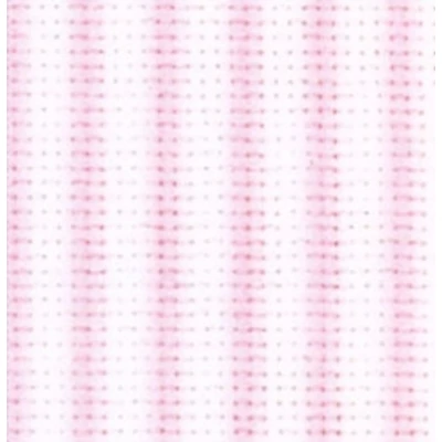 Aida rózsaszín csíkos 14 ct 35x45 cm