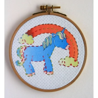 Hímző készlet gyerekeknek - Unikornis