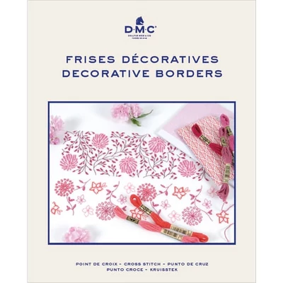 DMC keresztszemes mintafüzet - Dekoratív szegélyek