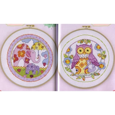 DMC Cute Baby Models keresztszemes mintafüzet