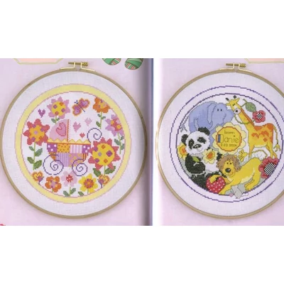 DMC Cute Baby Models keresztszemes mintafüzet