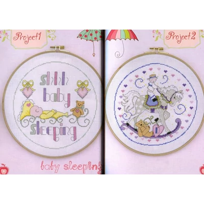 DMC Cute Baby Models keresztszemes mintafüzet