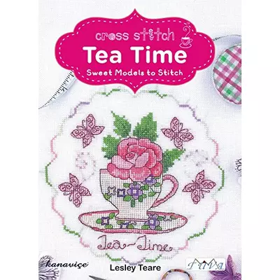 DMC Tea Time keresztszemes mintafüzet
