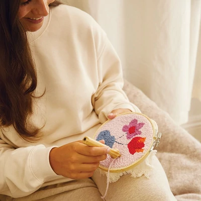 Punch Needle készlet - Vadvirágok