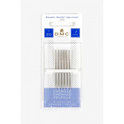 DMC hegyes végű tű 20 méretű 6 db-os 