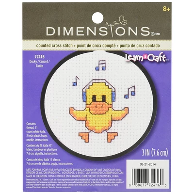 Keresztszemes készlet gyerekeknek-Kacsa