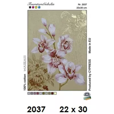 Gobelin 22x30 - Orchidea ág