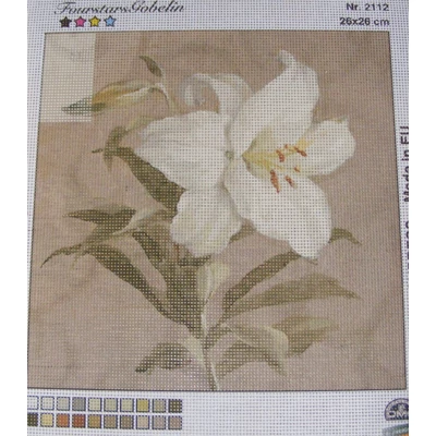 Gobelin 26x26 cm - Virág 2112