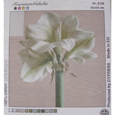 Gobelin előfestett alap DMC HÍMZŐFONALLAL 26x26 - Virág 2136