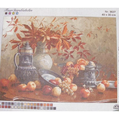 Gobelin 40x30 cm - Őszi csendélet 3027