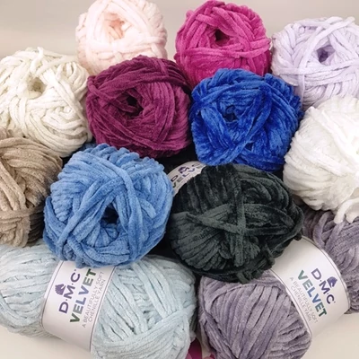 Dmc Velvet zsenilia - 008 - kék