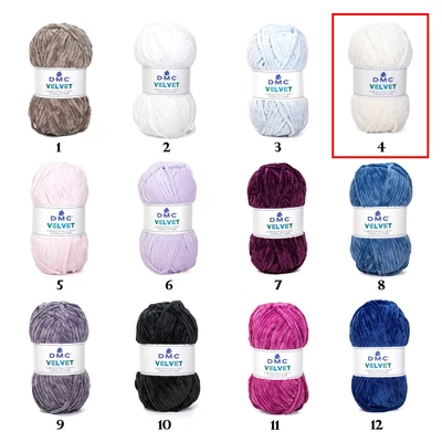 Dmc Velvet zsenilia - 008 - kék
