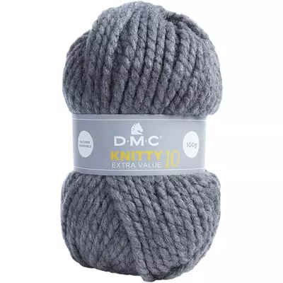 DMC Knitty 10 vastag, őszi-téli fonal - Szürke 790