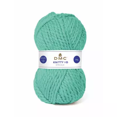 DMC Knitty 10 vastag, őszi-téli fonal - Aqua zöld 727