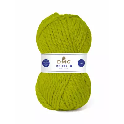 DMC Knitty 10 vastag, őszi-téli fonal - Pisztácia zöld 785