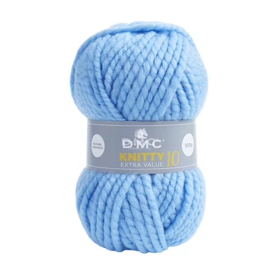DMC Knitty 10 vastag, őszi-téli fonal - Ég kék 969