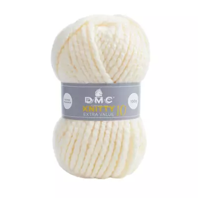 DMC Knitty 10 vastag, őszi-téli fonal - Vanília sárga 993
