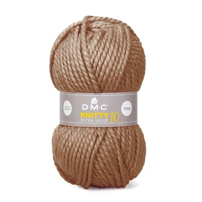 DMC Knitty 10 vastag, őszi-téli fonal - Sötét bézs 927
